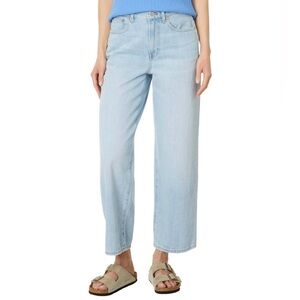 Madewell Women's Light Blue Wide Leg Crop Jeans - Size 28 - NWT